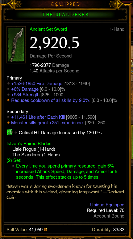 How To Roll Weapon Dmg Into Other Stat Diablo 3