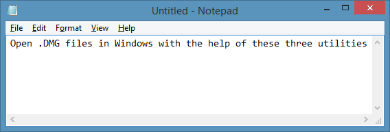 How to open dmg files windows 7 64